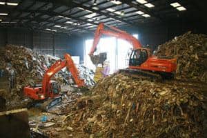 Part of the Pink Skips facility at Ketley